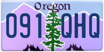 OR license plate 091QHQ