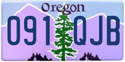 OR license plate 091QJB