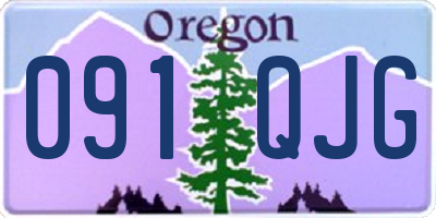 OR license plate 091QJG