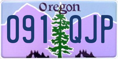OR license plate 091QJP