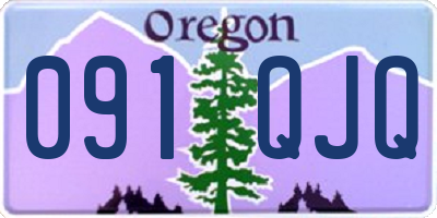 OR license plate 091QJQ