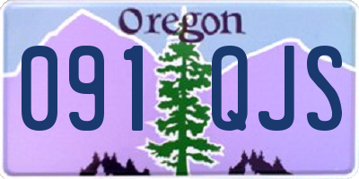 OR license plate 091QJS