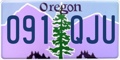 OR license plate 091QJU