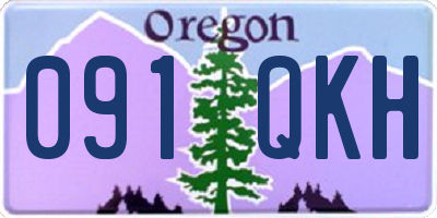OR license plate 091QKH