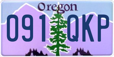 OR license plate 091QKP