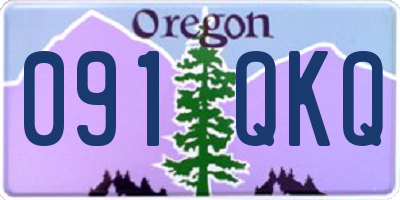 OR license plate 091QKQ