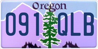 OR license plate 091QLB