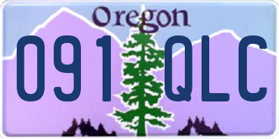 OR license plate 091QLC
