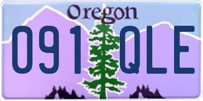 OR license plate 091QLE