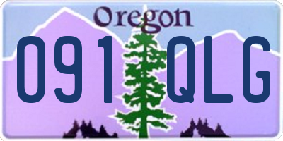 OR license plate 091QLG