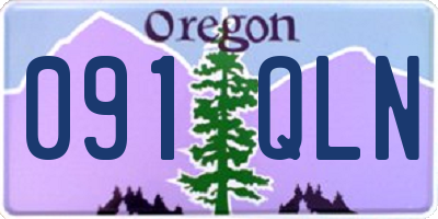 OR license plate 091QLN