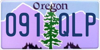 OR license plate 091QLP