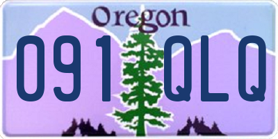 OR license plate 091QLQ