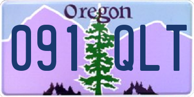 OR license plate 091QLT