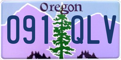OR license plate 091QLV