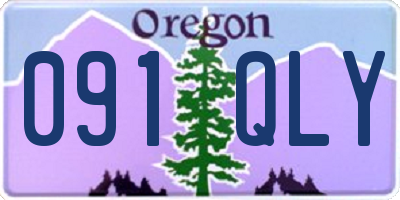OR license plate 091QLY