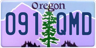 OR license plate 091QMD