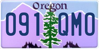 OR license plate 091QMO