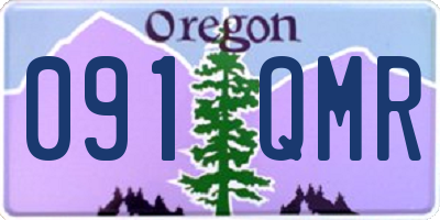 OR license plate 091QMR
