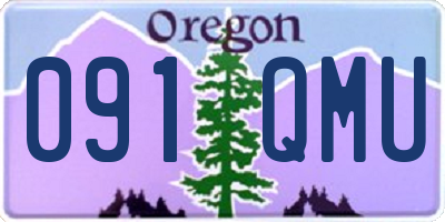 OR license plate 091QMU