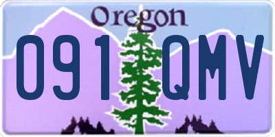 OR license plate 091QMV