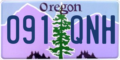 OR license plate 091QNH