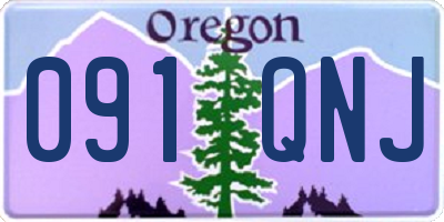 OR license plate 091QNJ