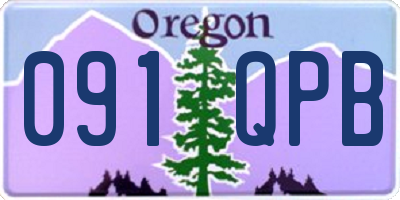 OR license plate 091QPB