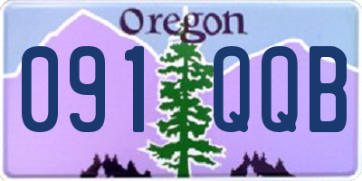 OR license plate 091QQB