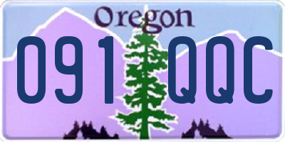 OR license plate 091QQC
