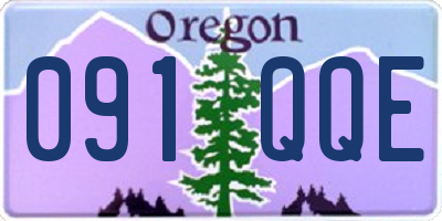 OR license plate 091QQE