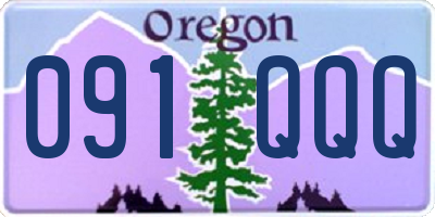 OR license plate 091QQQ