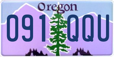 OR license plate 091QQU