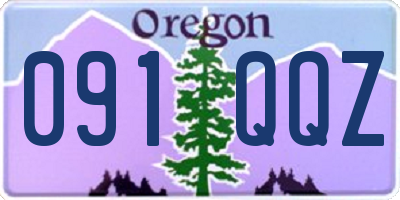 OR license plate 091QQZ