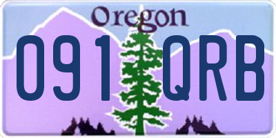 OR license plate 091QRB