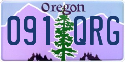 OR license plate 091QRG