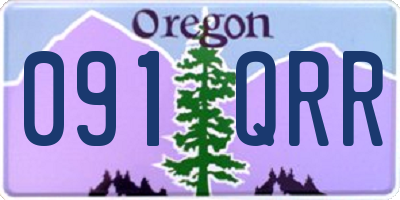 OR license plate 091QRR