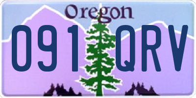 OR license plate 091QRV