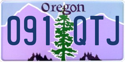 OR license plate 091QTJ