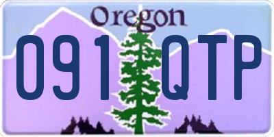OR license plate 091QTP