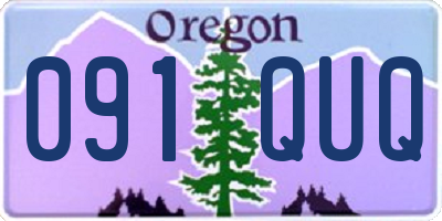 OR license plate 091QUQ