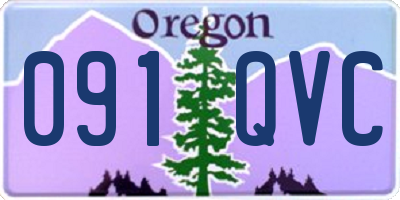 OR license plate 091QVC