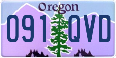 OR license plate 091QVD