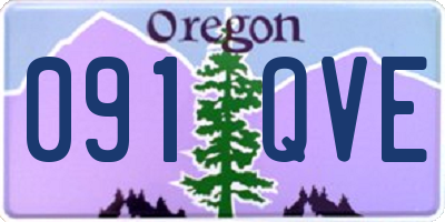 OR license plate 091QVE