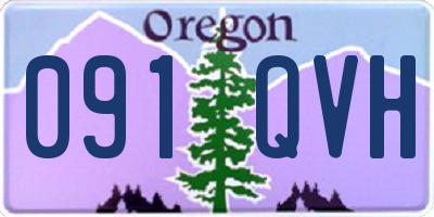 OR license plate 091QVH