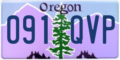 OR license plate 091QVP