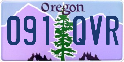 OR license plate 091QVR