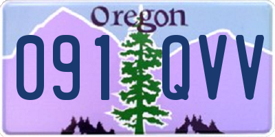 OR license plate 091QVV