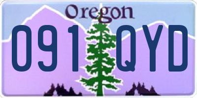 OR license plate 091QYD
