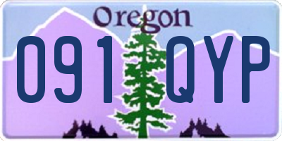 OR license plate 091QYP